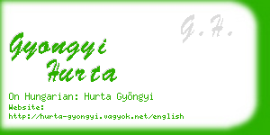 gyongyi hurta business card