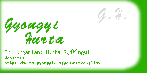 gyongyi hurta business card